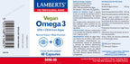 Omega 3 Vegano 60 cápsulas – Lamberts (imagen 2)