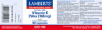 Vitamina E Natural 250 UI 100 cápsulas – Lamberts (imagen 2)