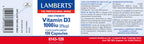 Vitamina D 1000 UI 120 cápsulas – Lamberts (imagen 2)