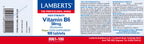 Vitamina B6 piridoxina 50 mg 100 tabletas – Lamberts (imagen 2)