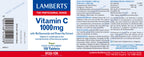 Vitamina C 1000 mg 60 tabletas – Lamberts (imagen 2)