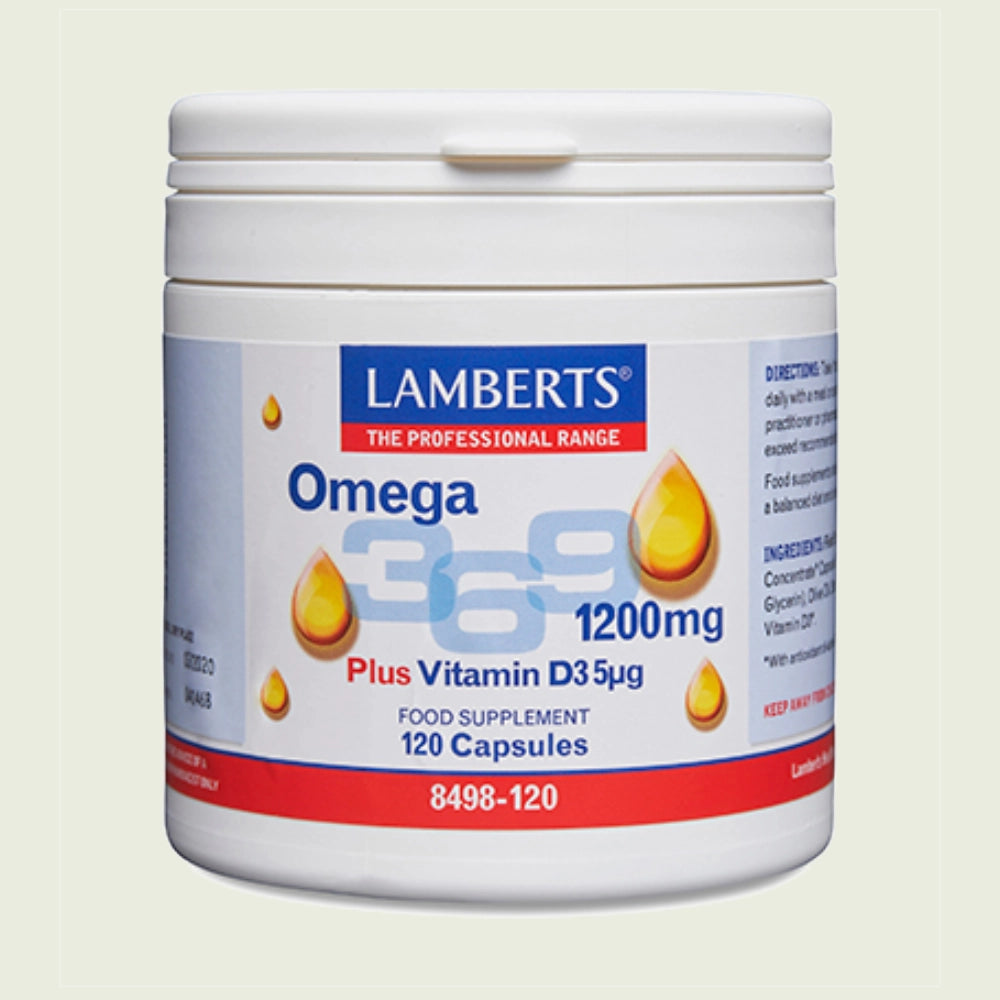 Omega 3-6-9 1200 mg 120 cáps – Lamberts