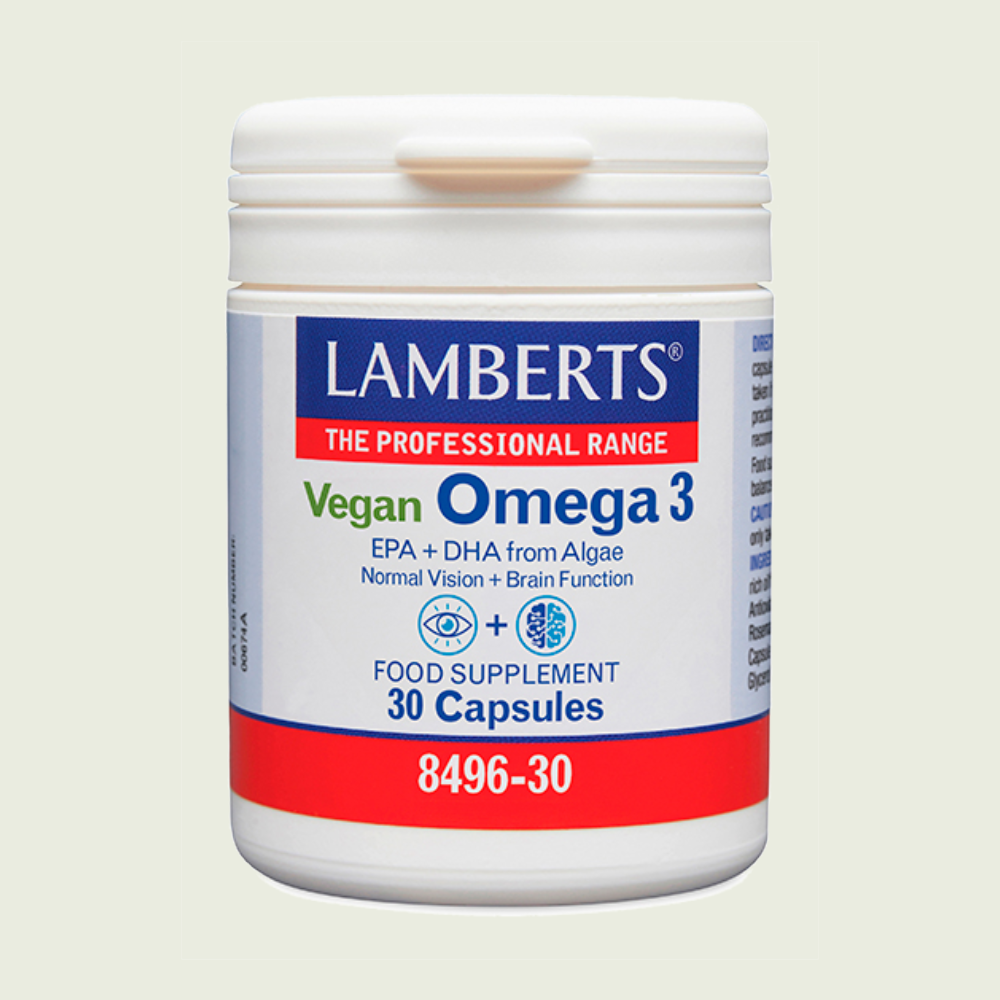 Omega 3 Vegano 30 cápsulas – Lamberts