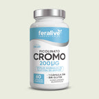 Picolinato de Cromo 200 µg 60 cápsulas – Feralive