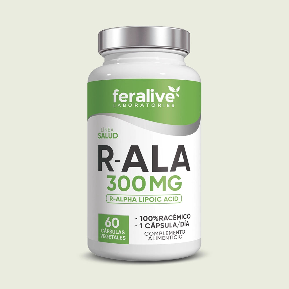 R-ALA 300 mg 60 cápsulas – Feralive
