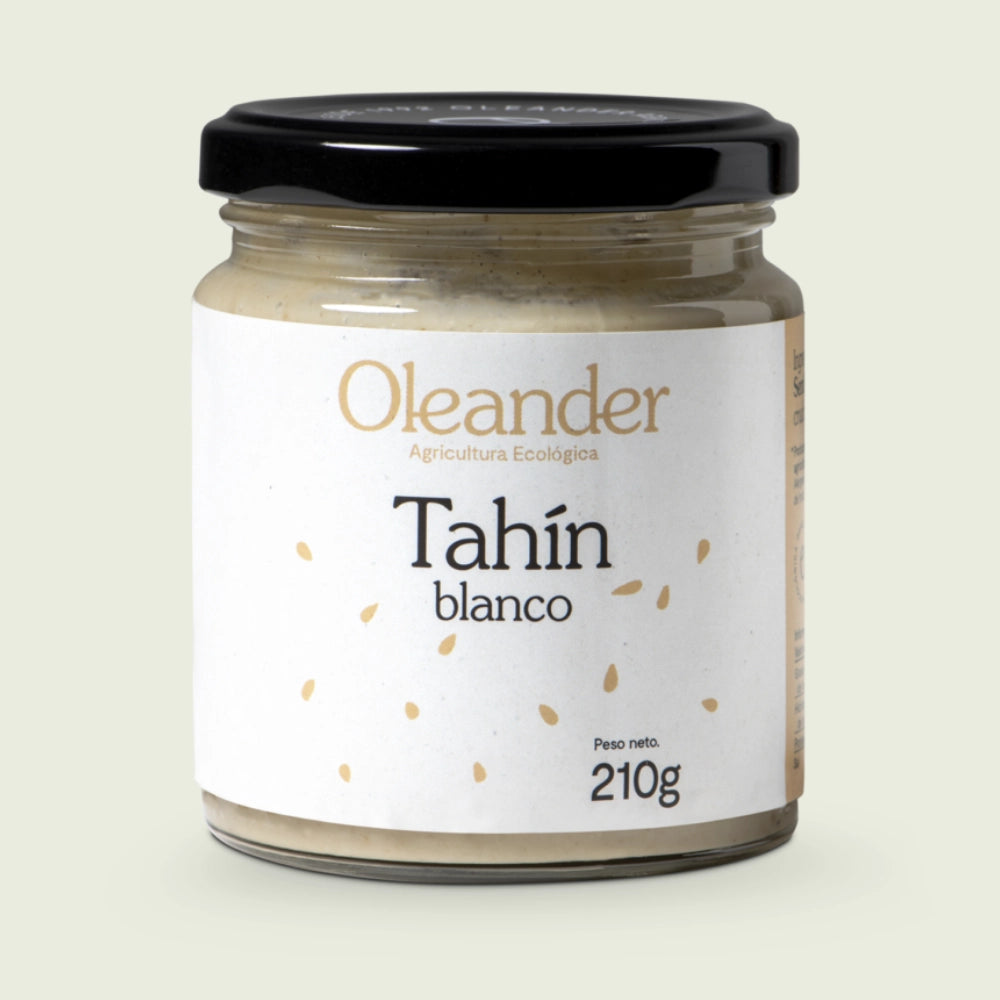 Tahín Blanco Crudo 210 g – Oleander