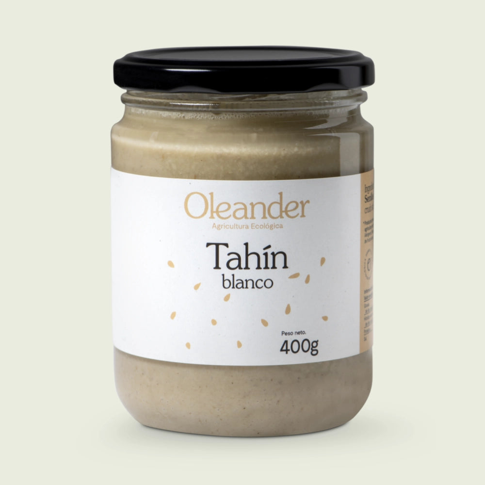 Tahín Blanco Crudo 400 g – Oleander