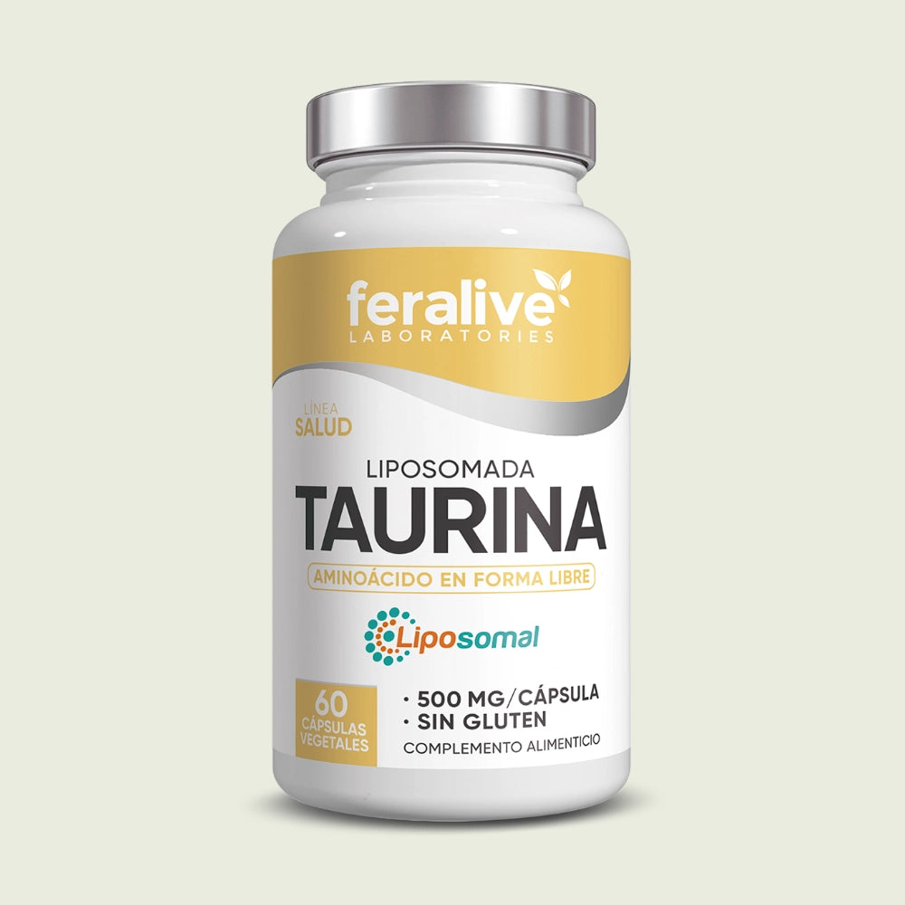 Taurina Liposomada 60 cápsulas – Feralive