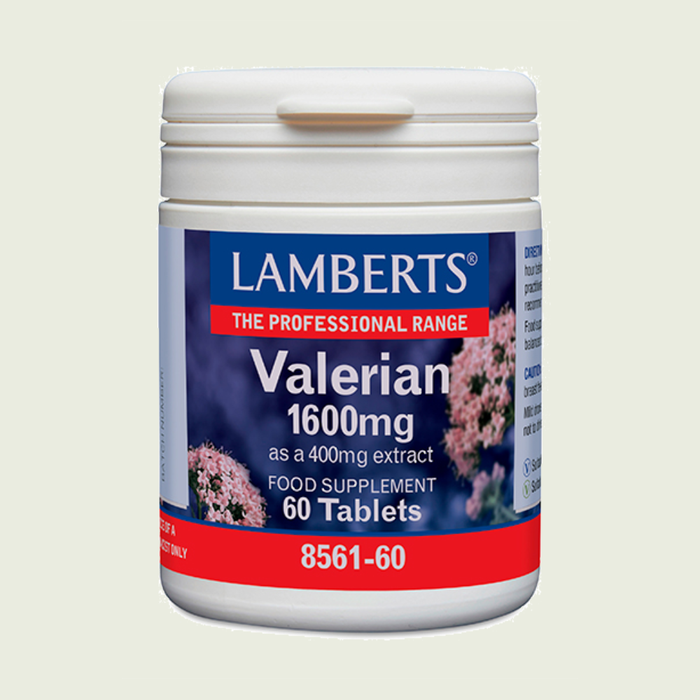 Valeriana 1600 mg 60 tabletas – Lamberts