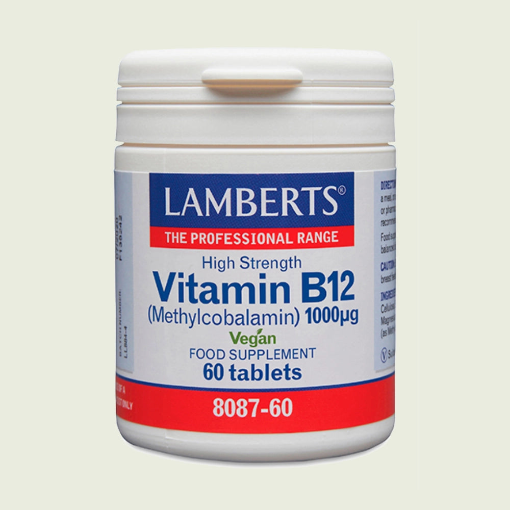 Vitamina B12 1000 µg 60 tabletas – Lamberts