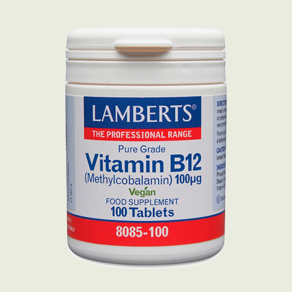 Vitamina B12 100 µg 100 tabletas – Lamberts