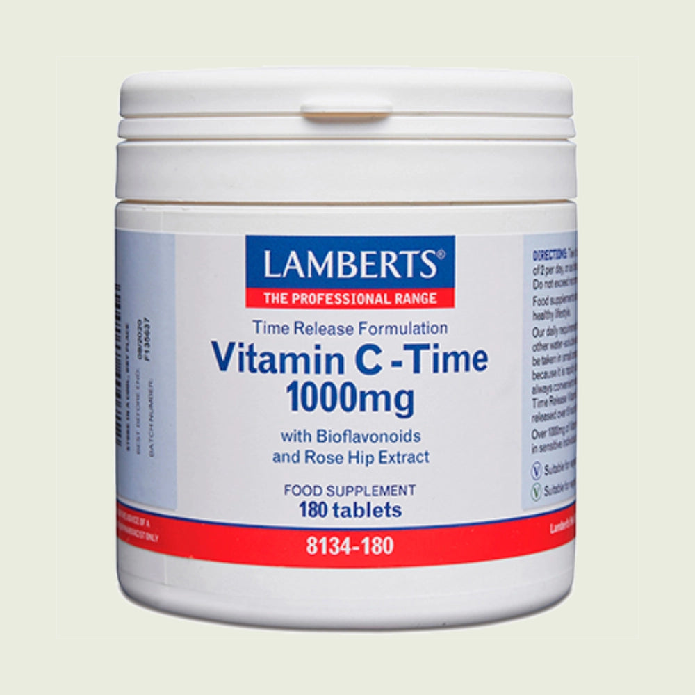 Vitamina C 1000 mg 180 tabletas – Lamberts