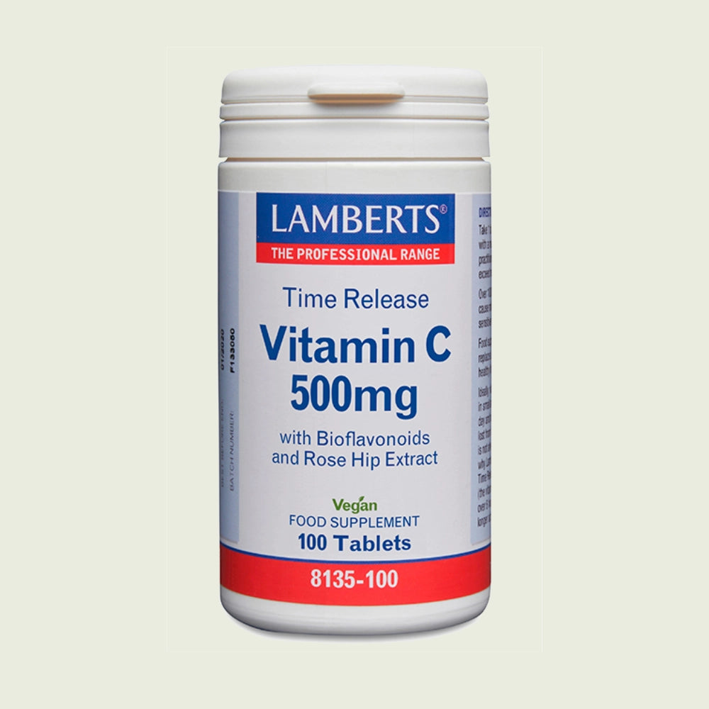 Vitamina C 500 mg 100 tabletas – Lamberts