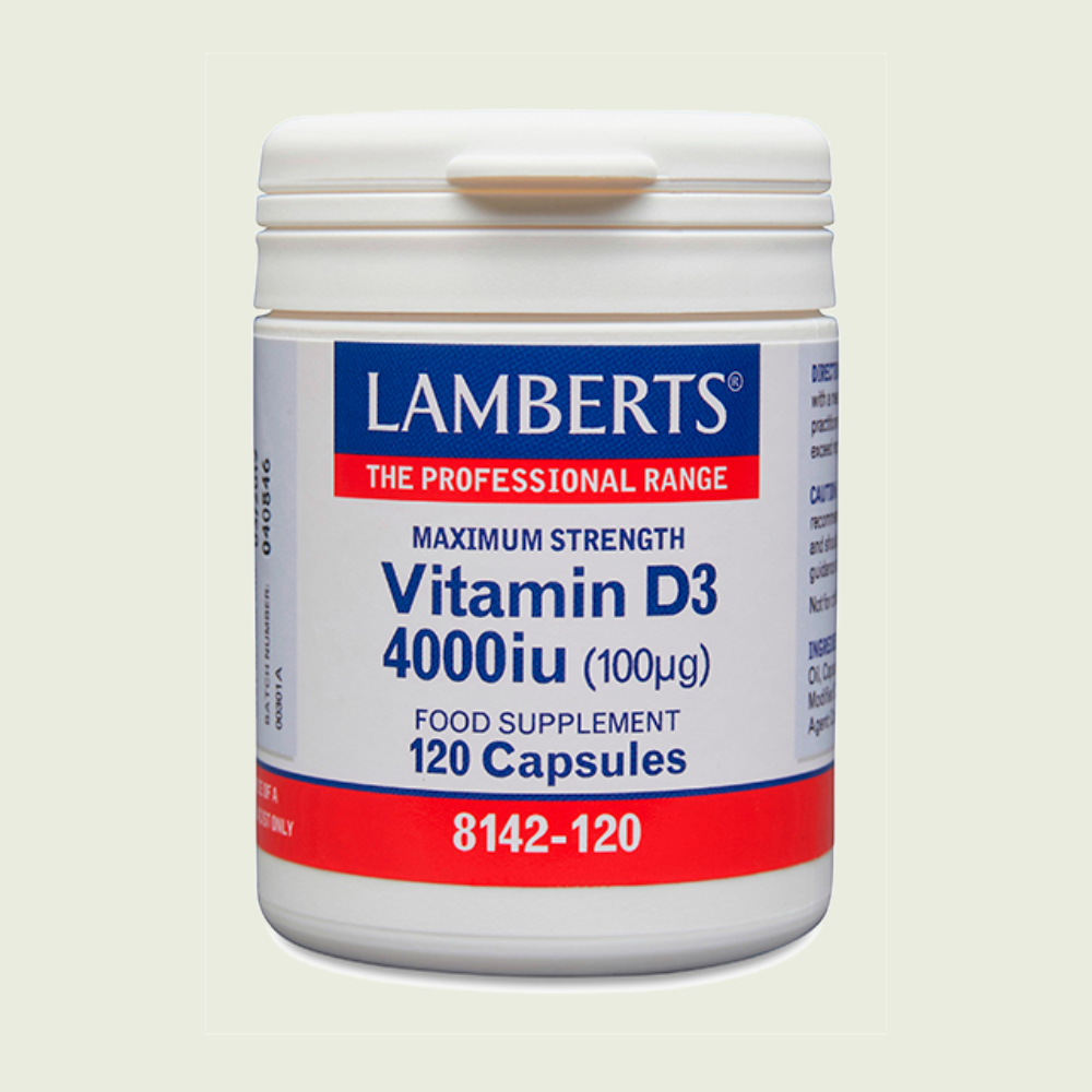 Vitamina D3 400 UI 120 tabletas – Lamberts