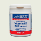 Vitamina D3 2000 UI 120 cápsulas – Lamberts
