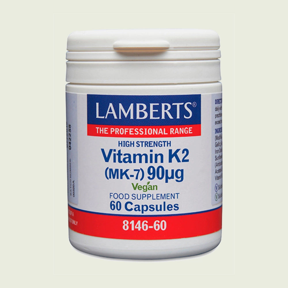 Vitamina K2 90 µg 60 cápsulas – Lamberts