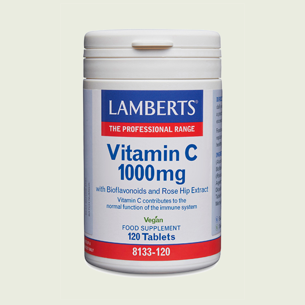 Vitamina C 1000 mg 120 tabletas – Lamberts