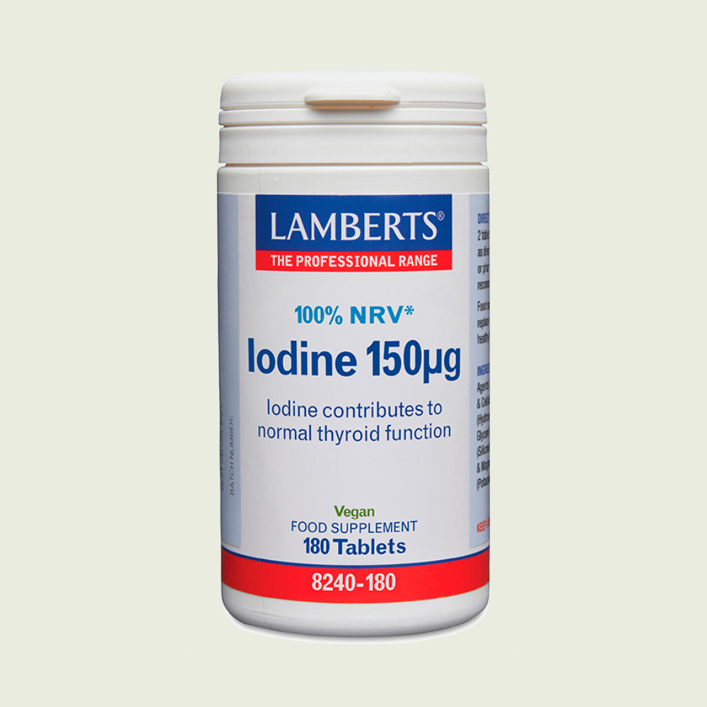 Yodo 150 µg 180 tabletas – Lamberts