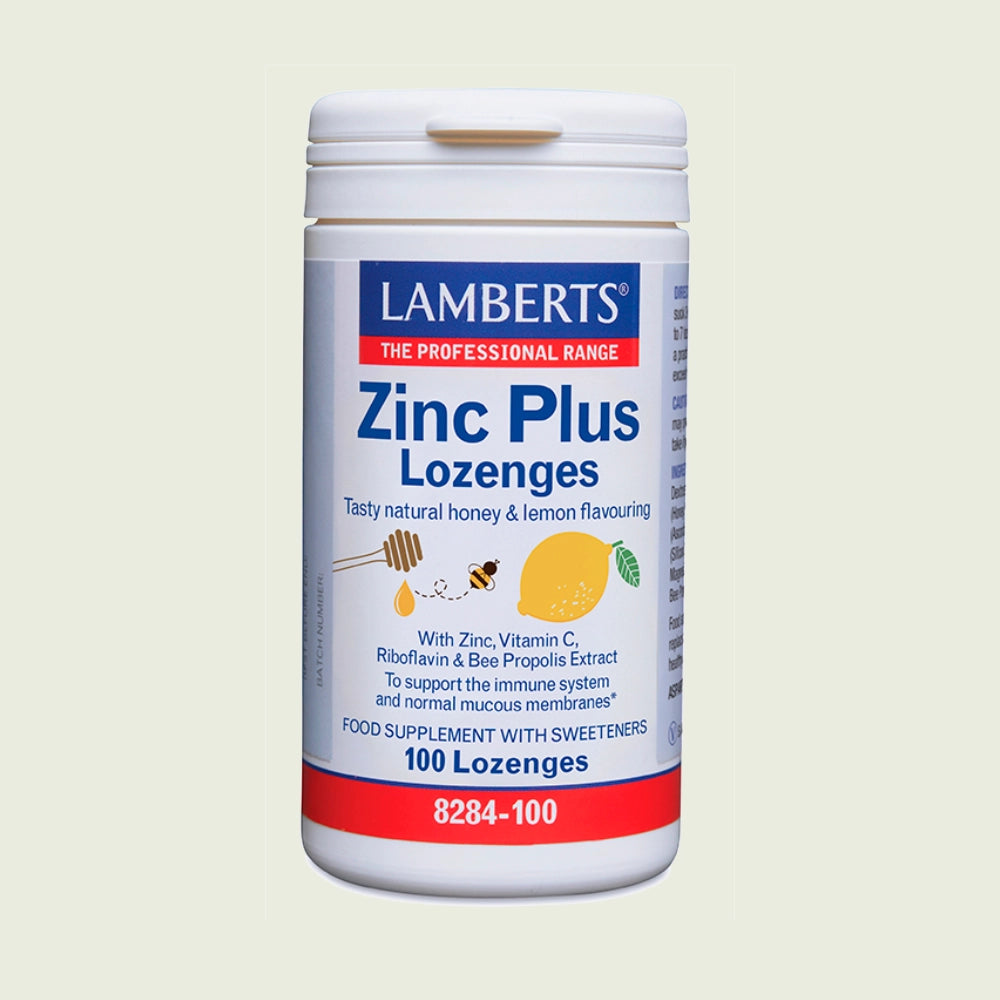 Zinc Plus 100 pastillas – Lamberts